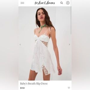 *SOLD* For Love and Lemons Baby's Breath Slip Dress